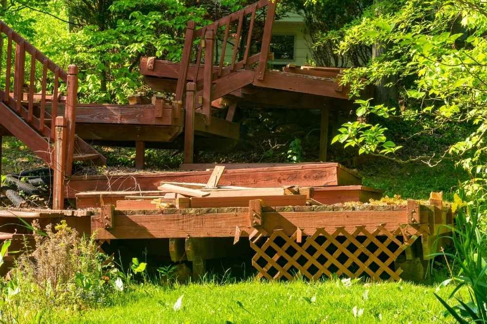 deck and patio demolition and cleanup Hawley PA